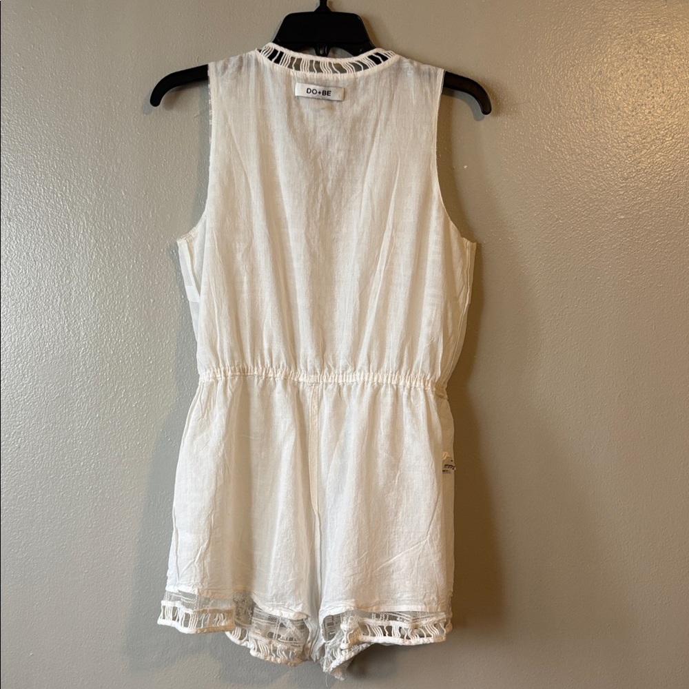 DO+BE Women’s Off White Lace Romper Size M - Picture 14 of 14